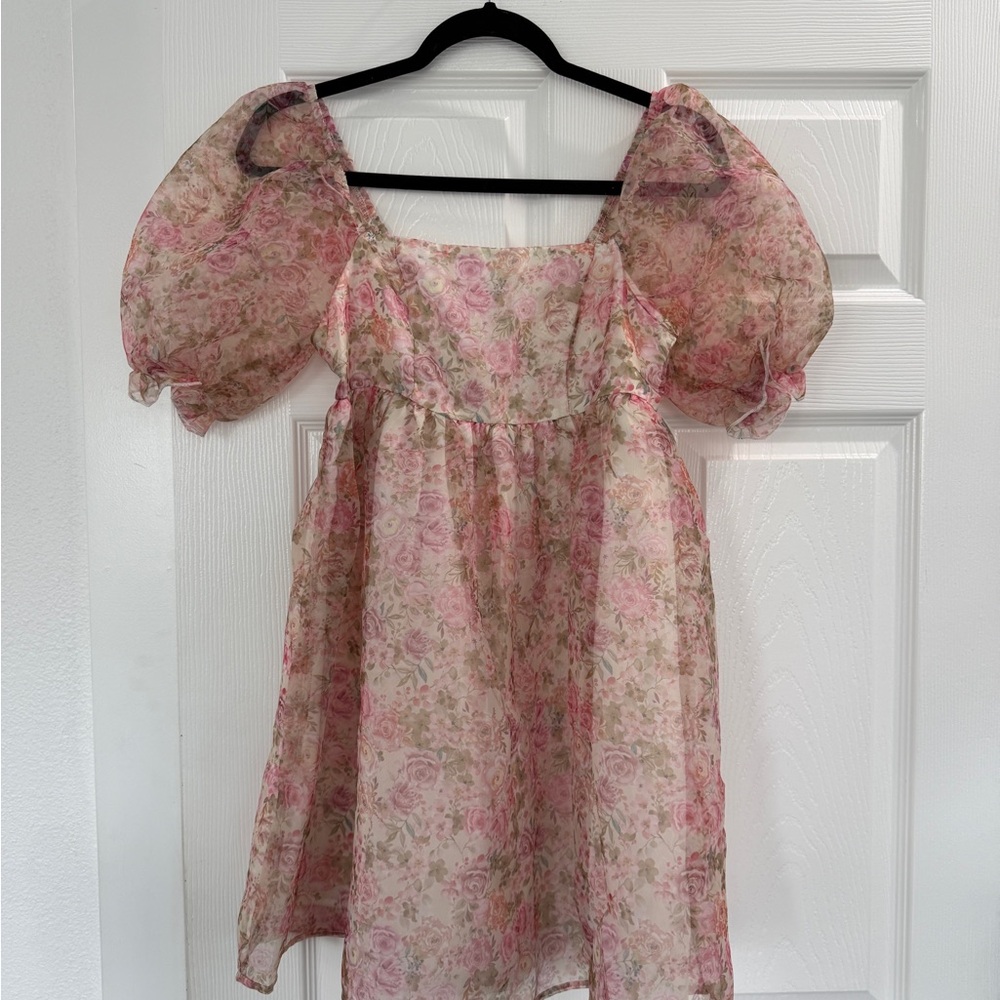 Women’s Floral Print Dress - NEW